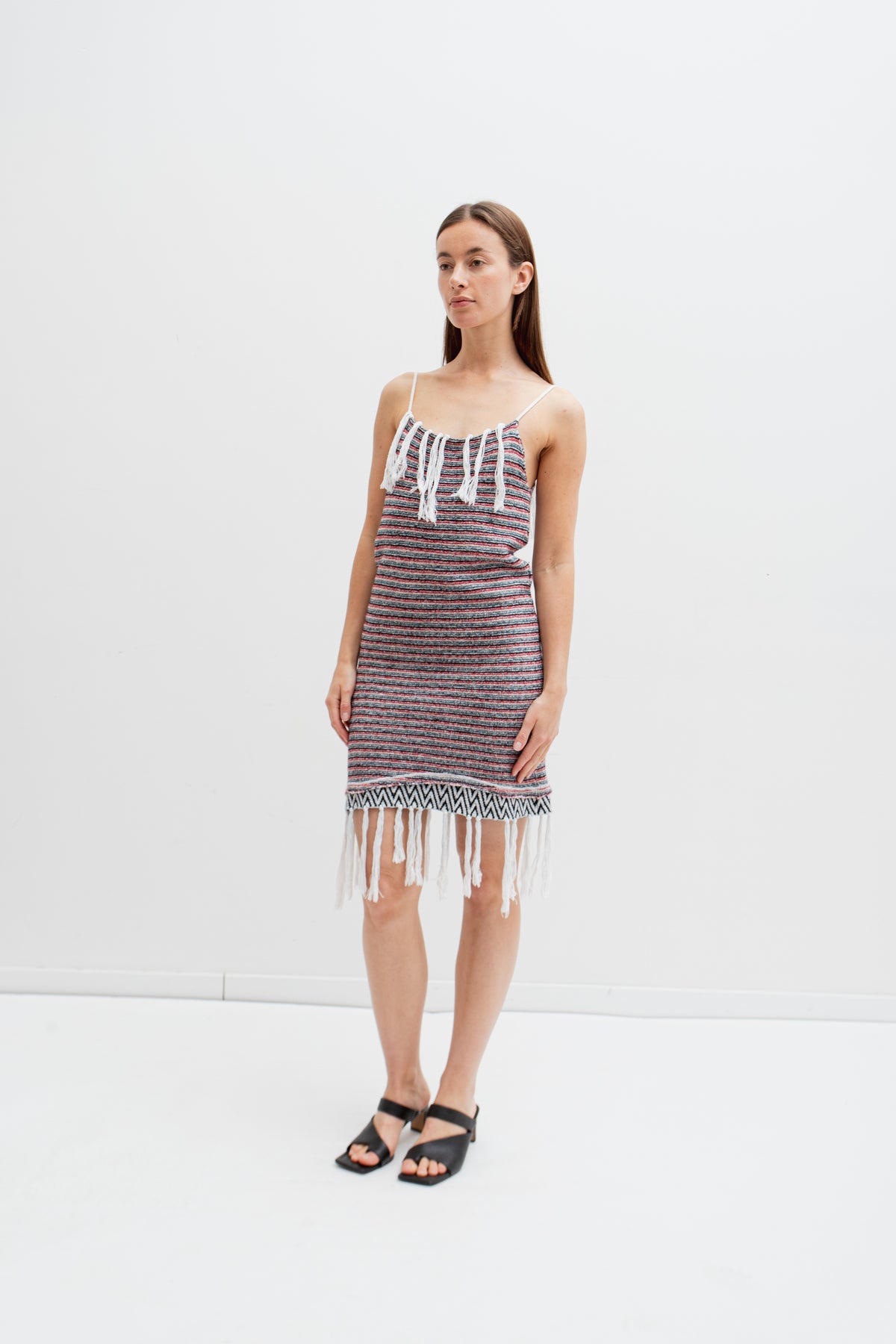 LOEWE SS/19 CROCHET FRINGE DRESS (S/M)
