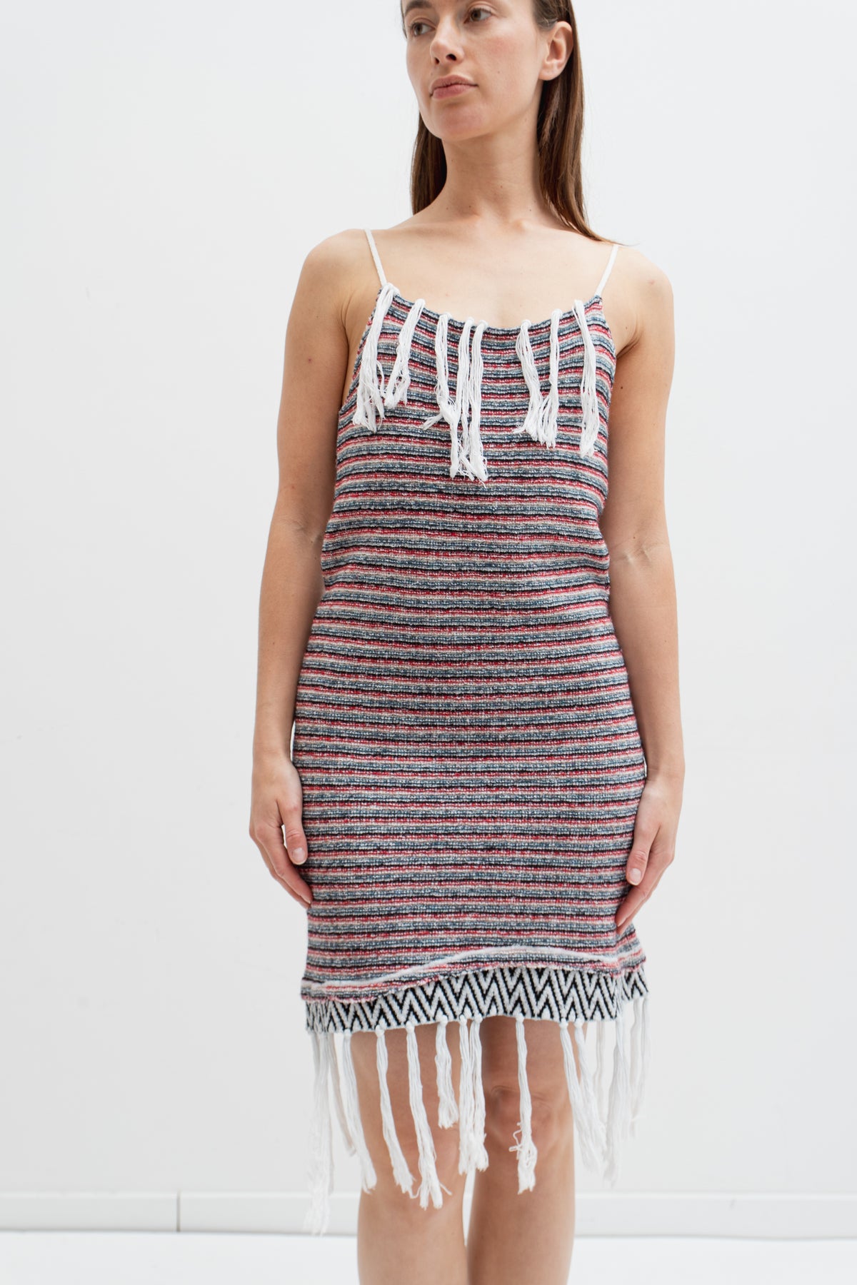 LOEWE SS/19 CROCHET FRINGE DRESS (S/M)
