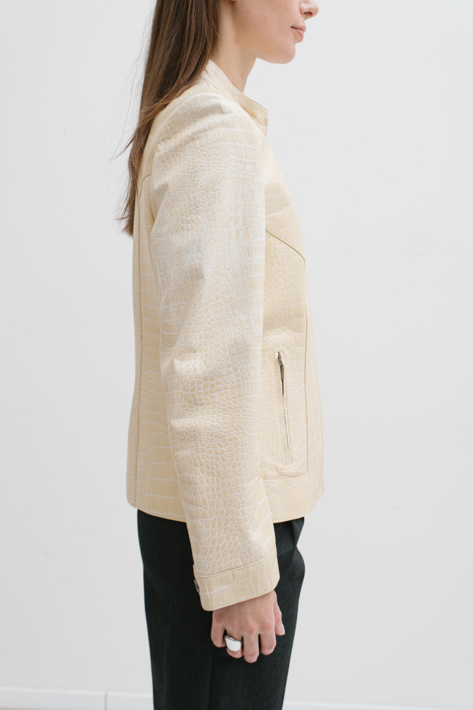 THE BUTTER LEATHER JACKET (XS/S)