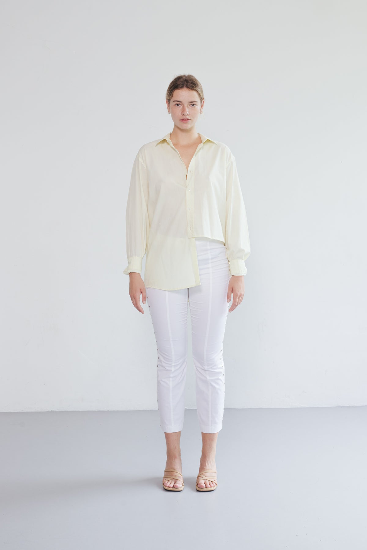 UPCYCLED WRAP SHIRT YELLOW (L/XL)