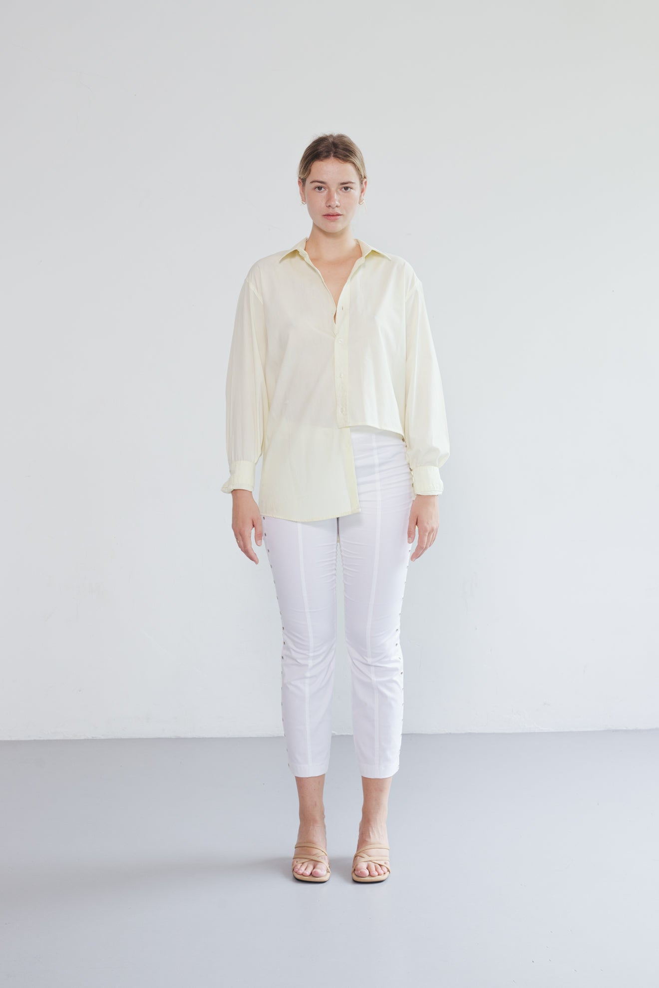 UPCYCLED WRAP SHIRT YELLOW (L/XL)