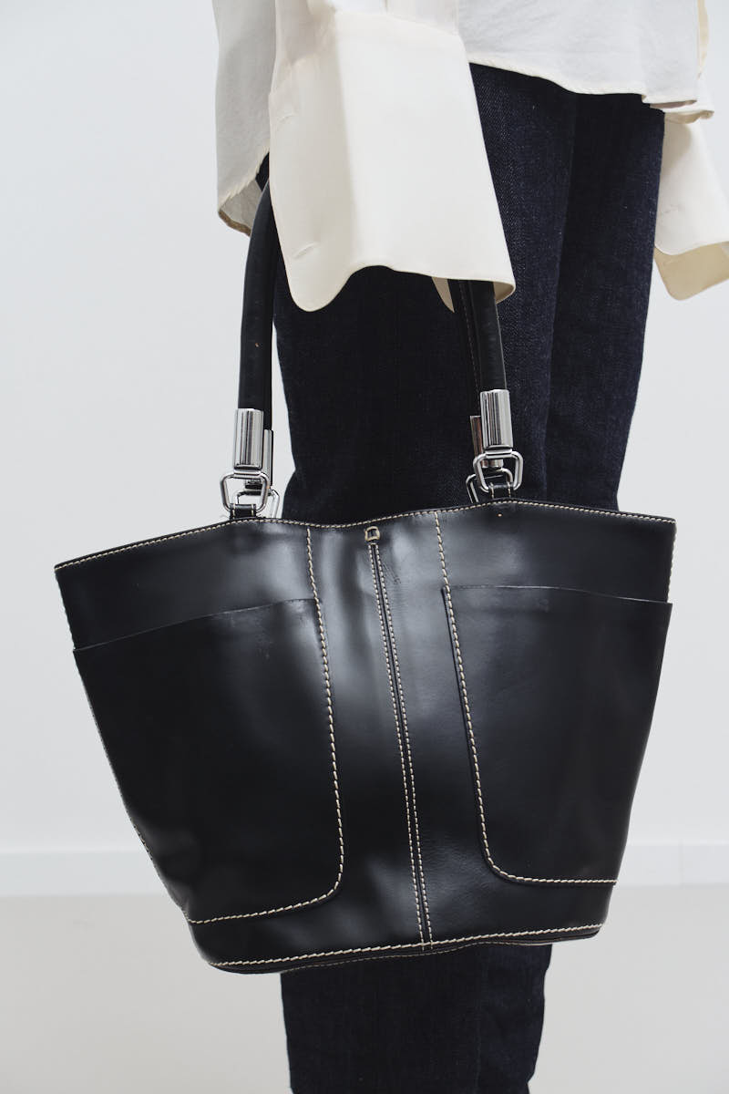 THE STRUCTURED LEATHER BAG - ENSO Vintage