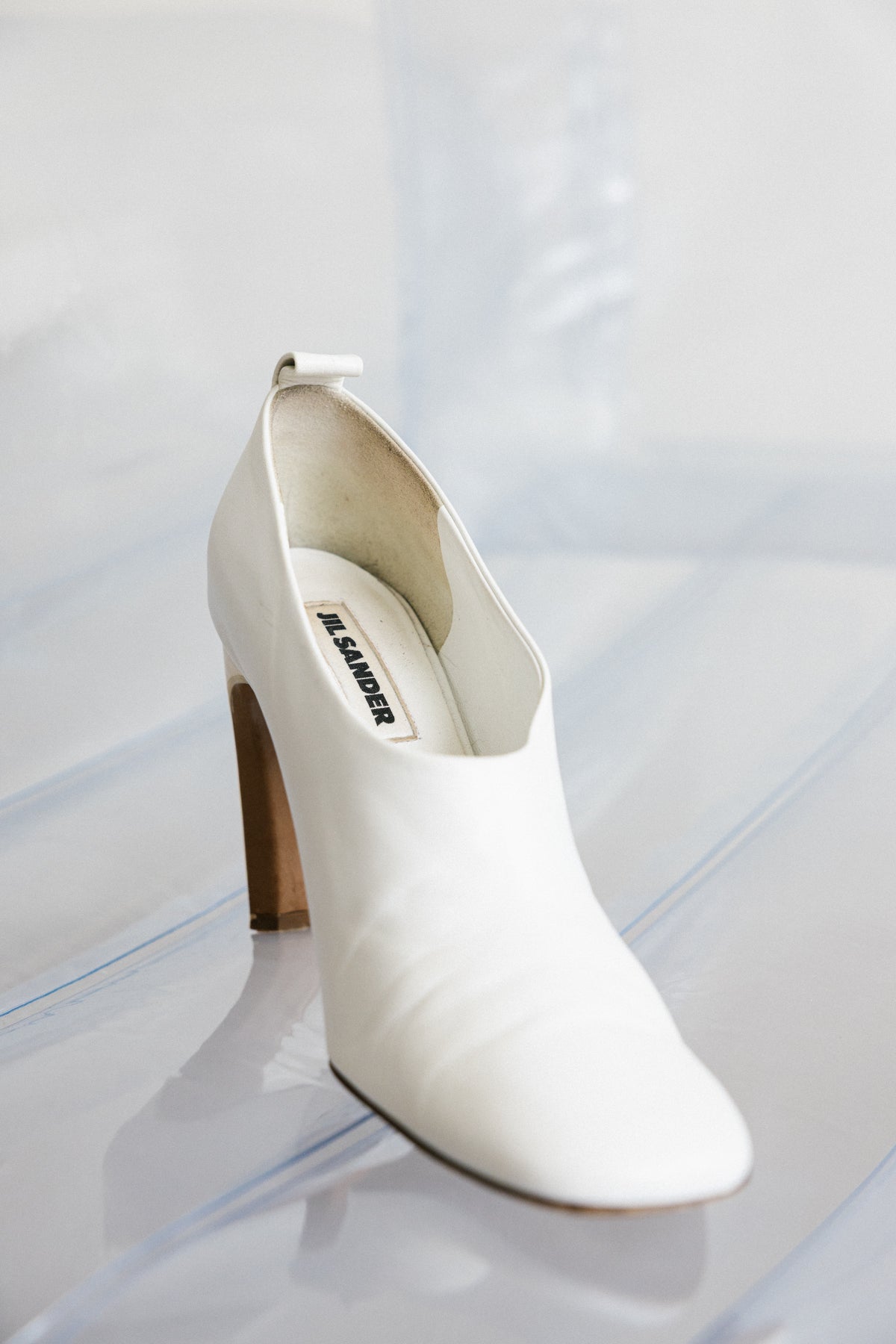 JIL SANDER WHITE PUMP (40) - ENSO Vintage