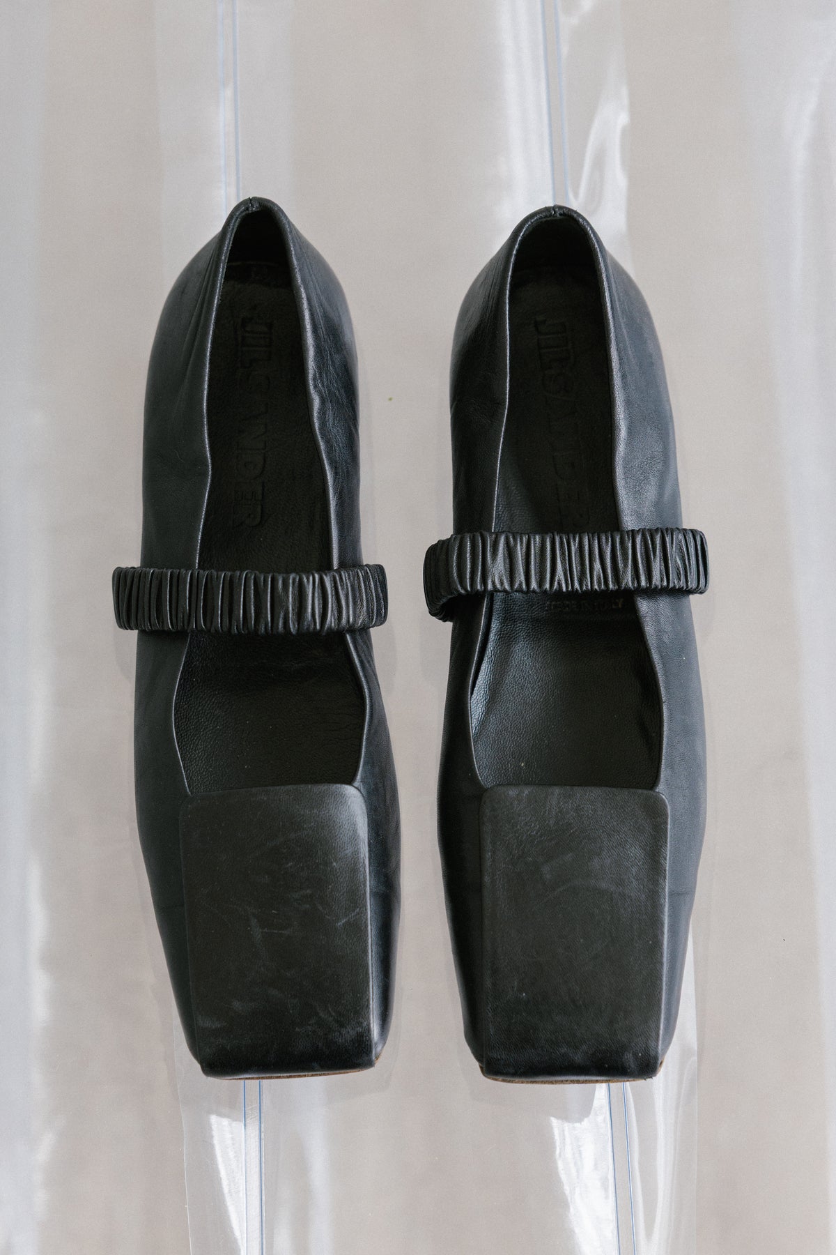 JIL SANDER SQUARE TOE FLATS (needs flats) - ENSO Vintage