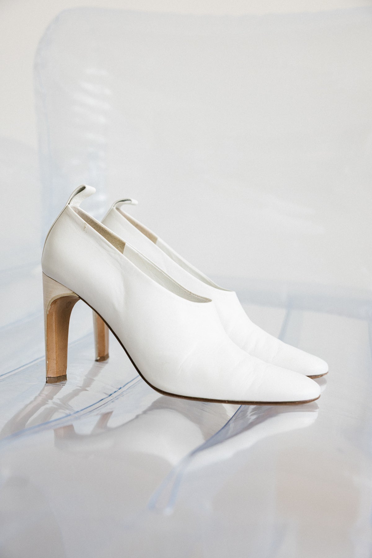 JIL SANDER WHITE PUMP (40) - ENSO Vintage