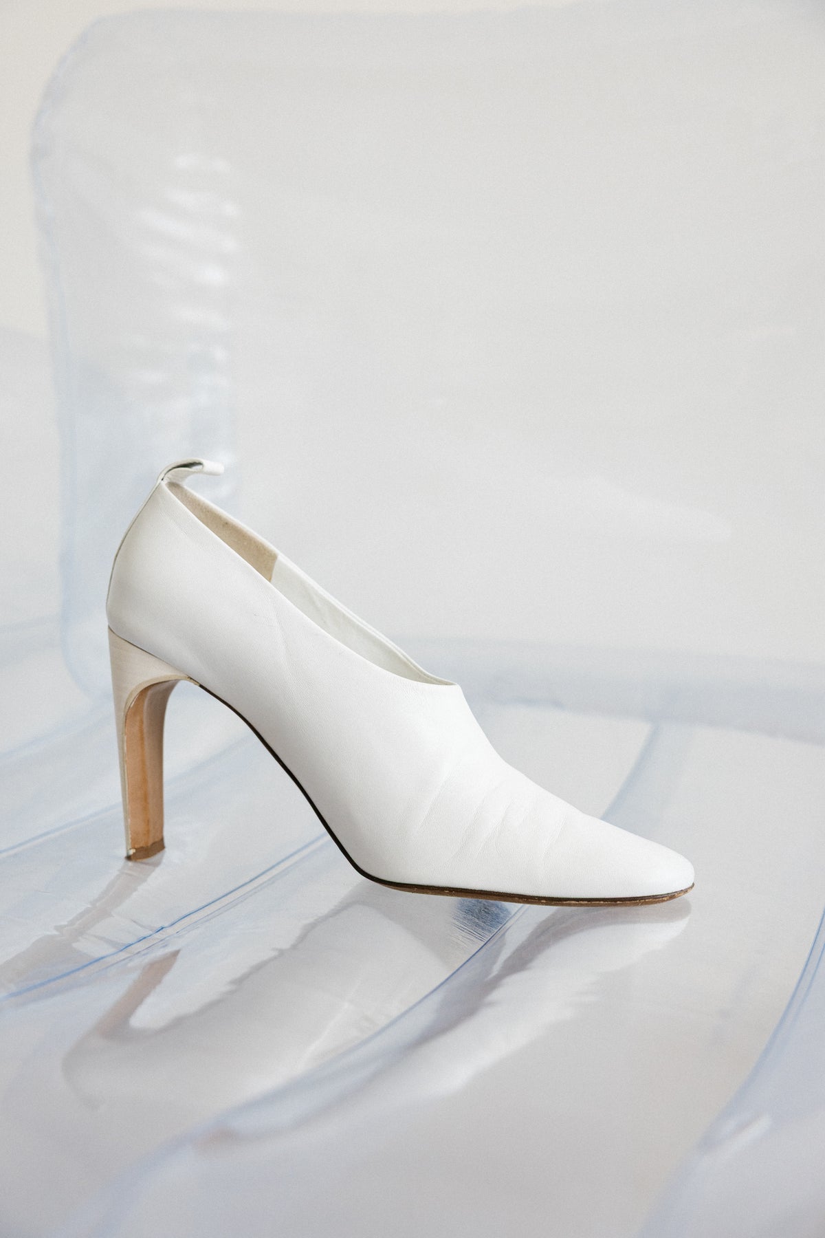 JIL SANDER WHITE PUMP (40) - ENSO Vintage