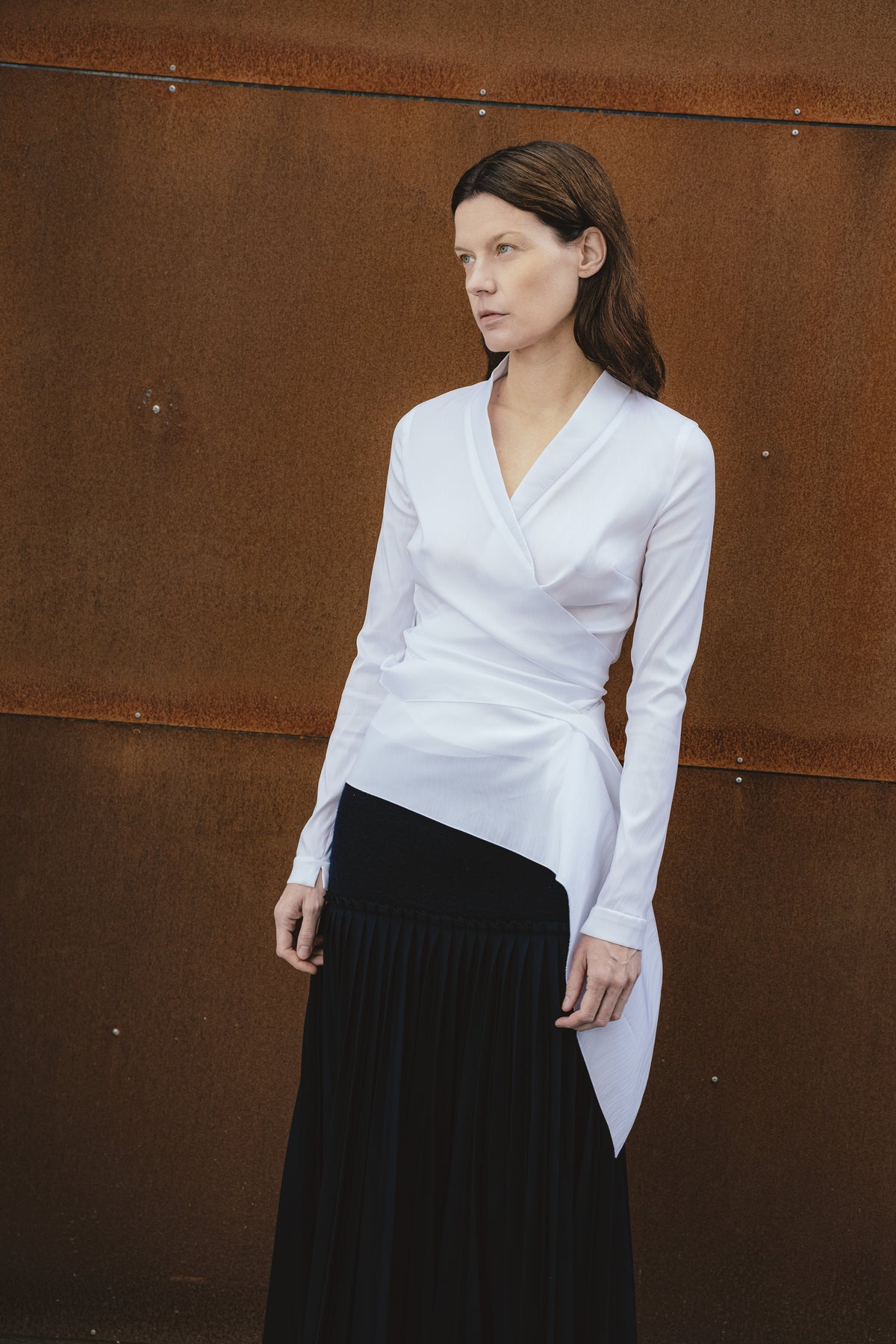TALBOT RUNHOF WRAP BLOUSE (XS/S) - ENSO Vintage
