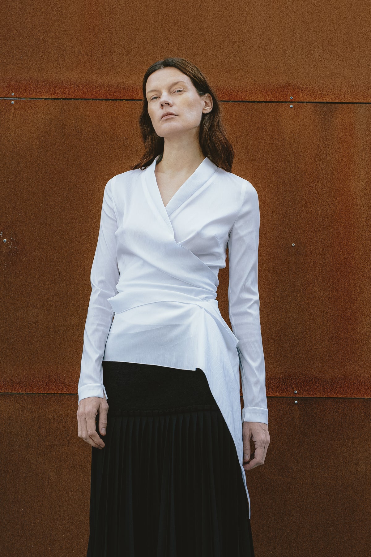 TALBOT RUNHOF WRAP BLOUSE (XS/S) - ENSO Vintage