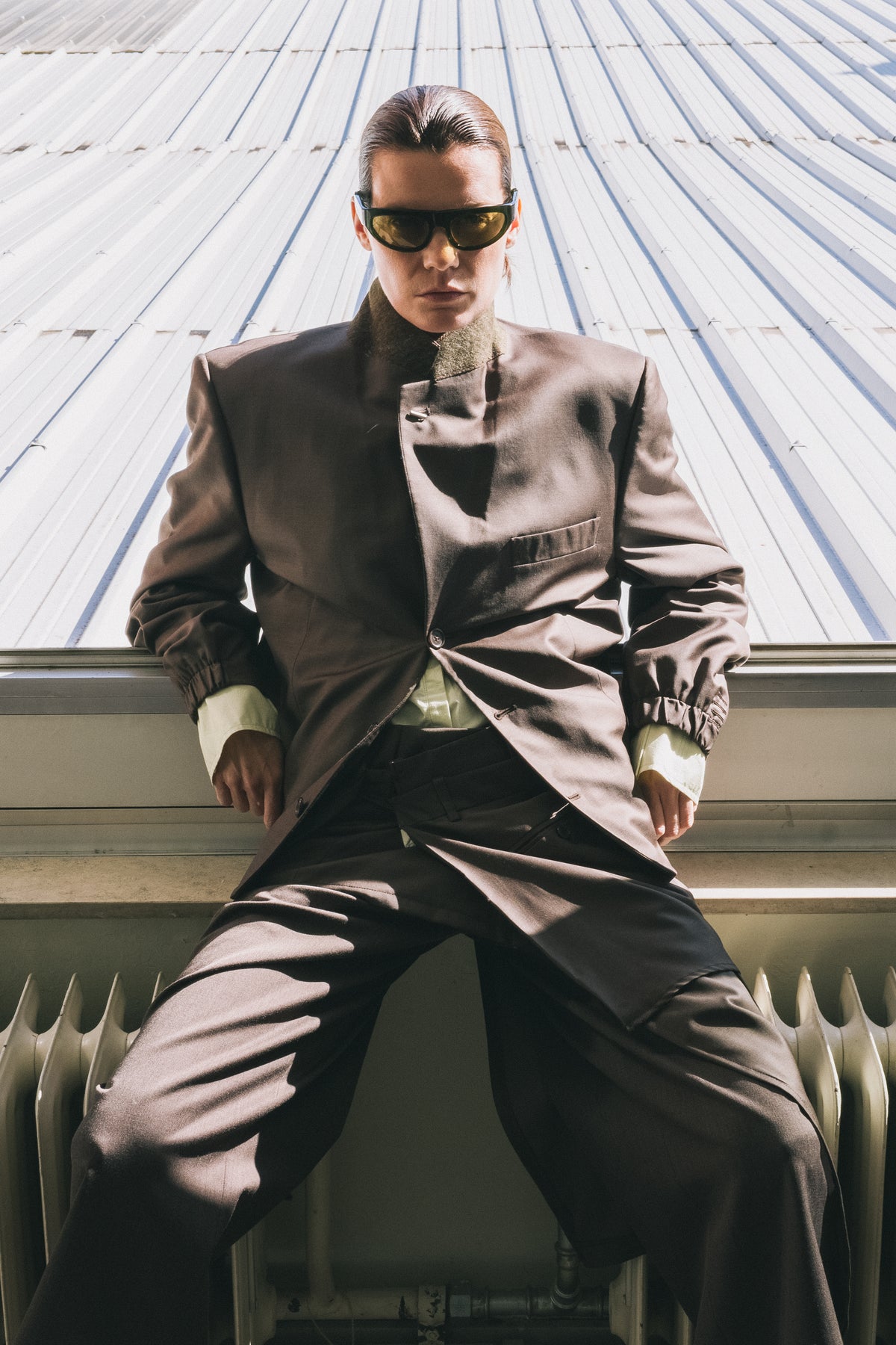 UPCYCLED BOMBER - MOCHA (M/L) - ENSO Vintage