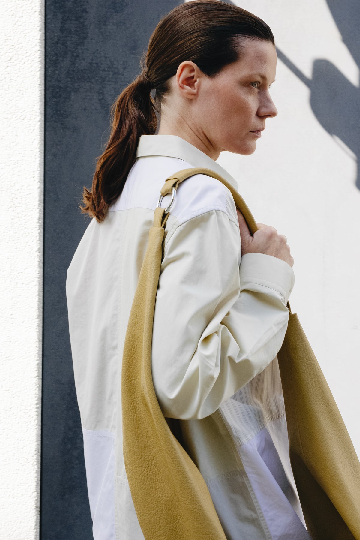 JIL SANDER PATCHWORK BLOUSE (M/L) - ENSO Vintage