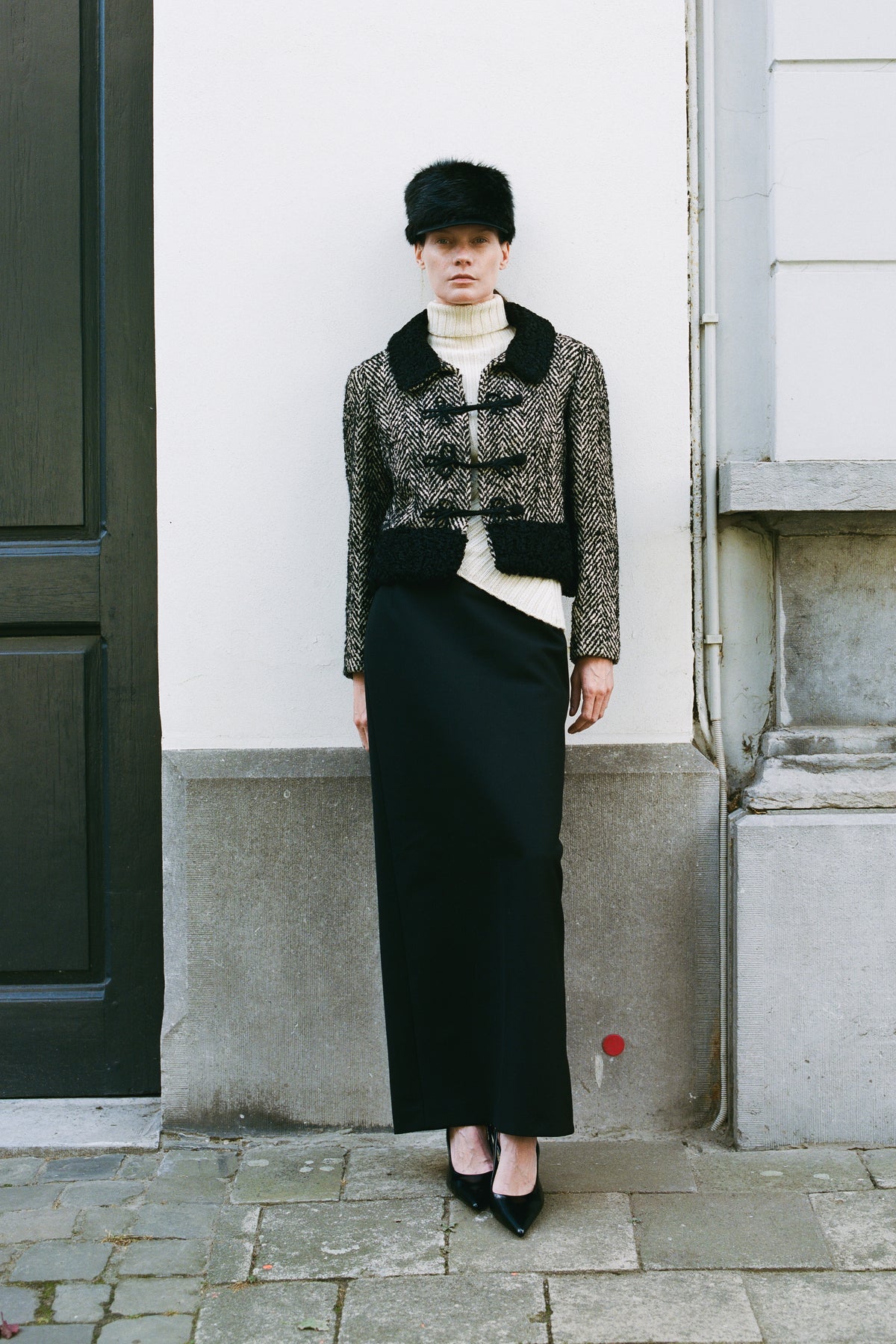 PRADA FUR CAP - ENSO Vintage
