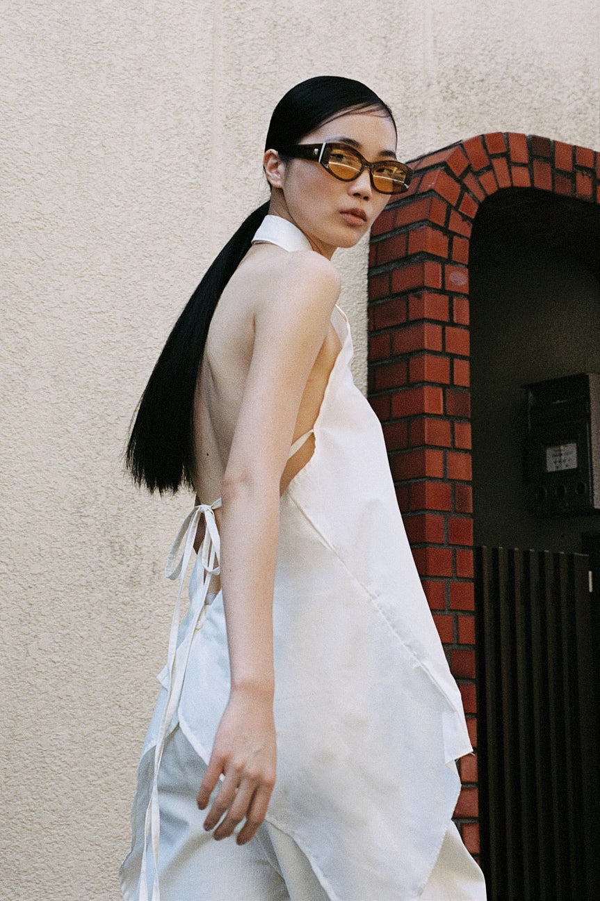 JAPAN DROP _ UPCYCLED SHIRT TOP CREAM - ENSO Vintage