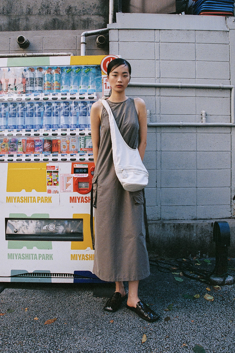 JAPAN needs flat _ THE POCKET MAXIDRESS (S/M) - ENSO Vintage