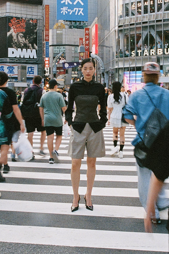 JAPAN needs flat _ THE CORSET TOP (S/M) - ENSO Vintage