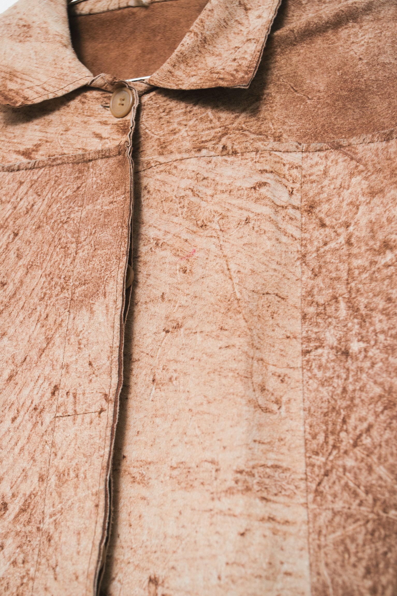 THE SAND LEATHER JACKET (XS/S)