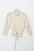 THE BOXY LEATHER BOMBER JACKET (M/L)